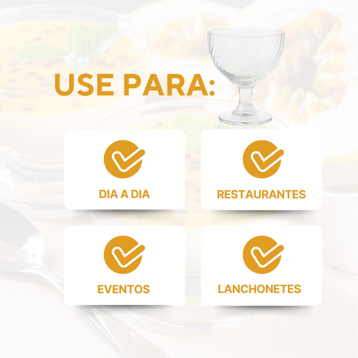 Taça Sobremesa Fiore 285ml Vidro