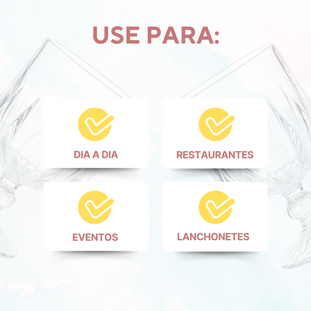 Taça de Vidro 240ml Transparente Sobremesa