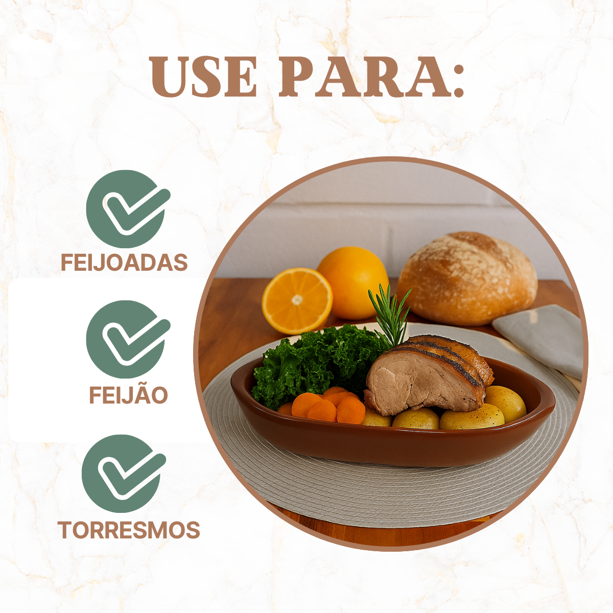 Travessa Mini Oval Ceramica 300ml