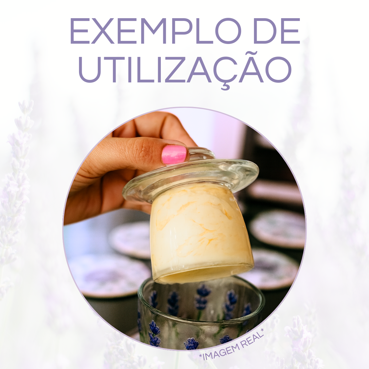 Manteigueira francesa lavanda