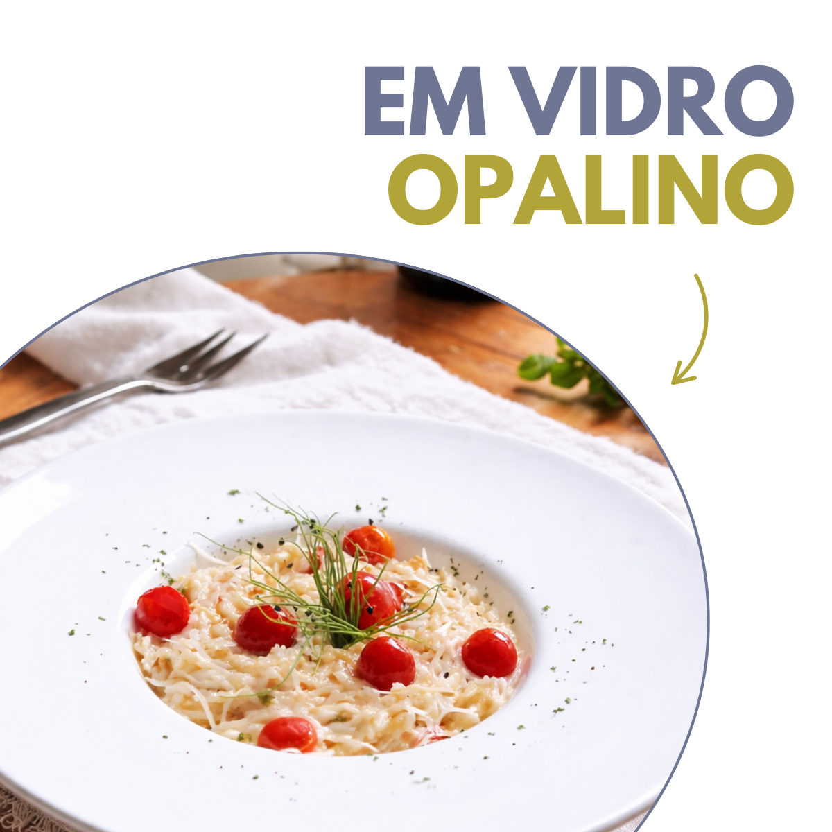 Prato Risoto 27cm em Vidro Temperado 300ML