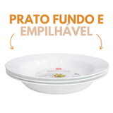 Prato Massa Vidro Temperado 600ml