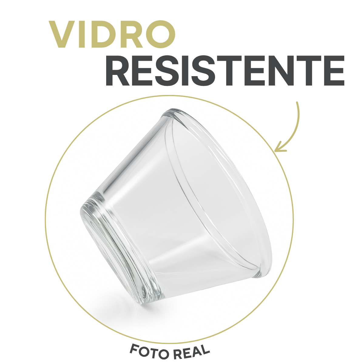 Taça de vidro Poli 170ml Sobremesa