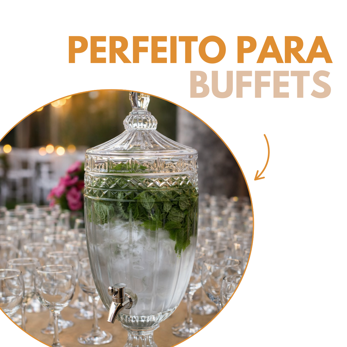 Suqueira Vidro 4,5L Blandon