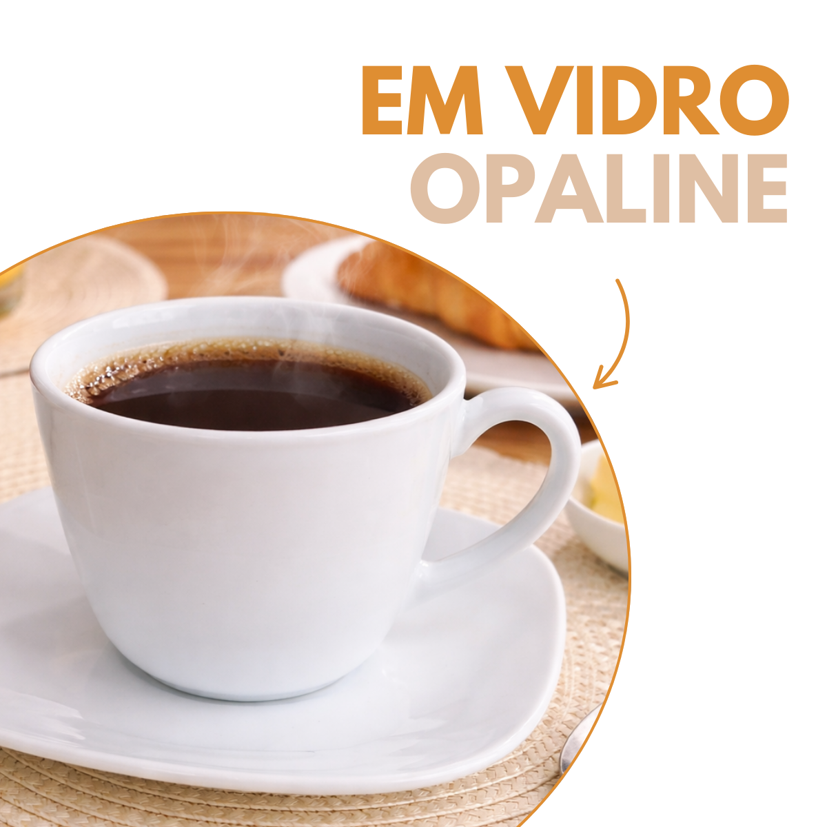 Xicara de Chá Com Pires Opaline