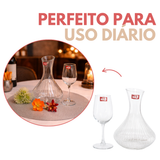 Jogo Decanter 1,7L C/ 6 Taças de Vinho