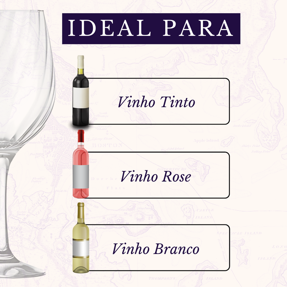 Taça Ravena Vidro 500ml - A Gourmet