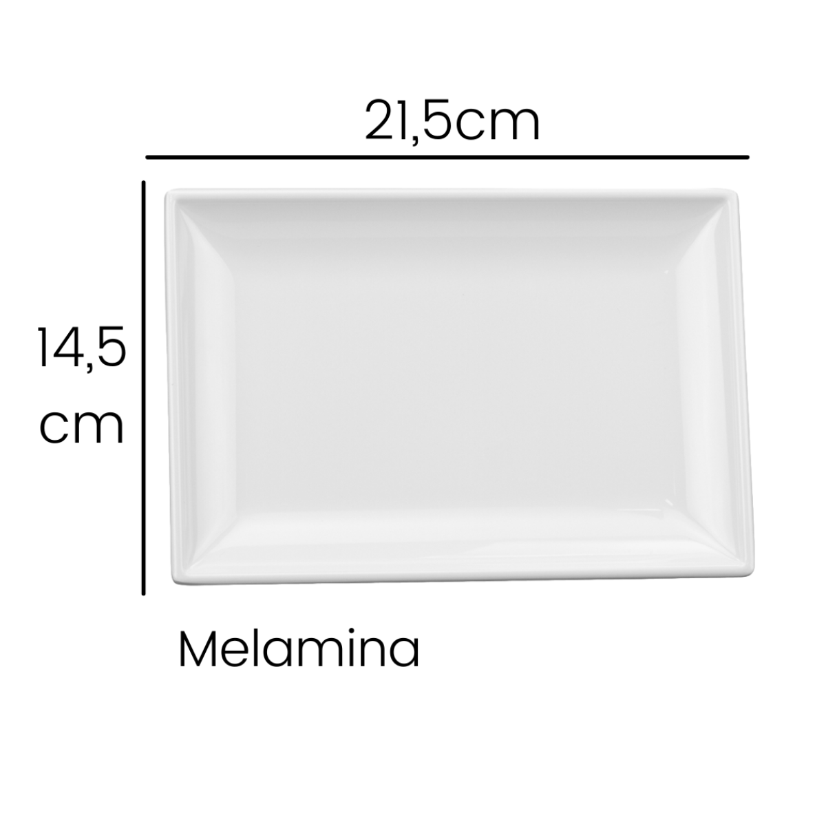Travessa Retangular melamina