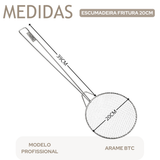 Escumadeira para Fritura 20cm