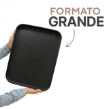 Bandeja Retangular Antiderrapante 45cm