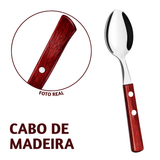 Colher Sobremesa Polywood Vermelha Tramontina