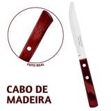 Faca Sobremesa Polywood Vermelho Tramontina