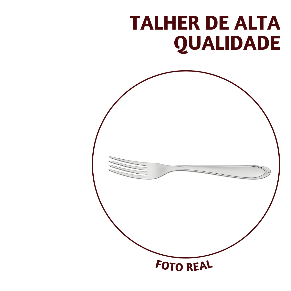 Garfo de Mesa Tramontina Laguna em Aço Inox