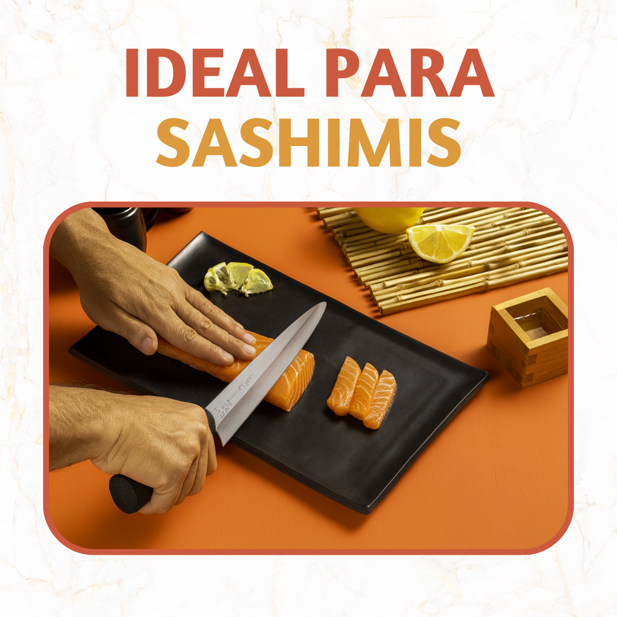 Faca Sashimi Profissional 10° Mundial