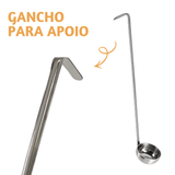 Concha Cabo Longo Aço Inox