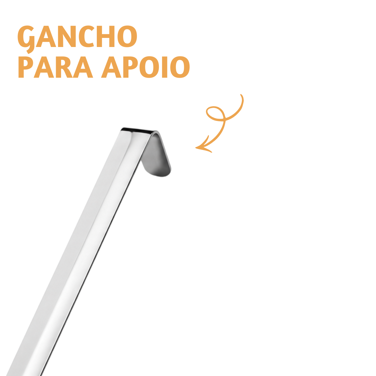 Escumadeira Profissional 38cm Com Gancho Aço Inox