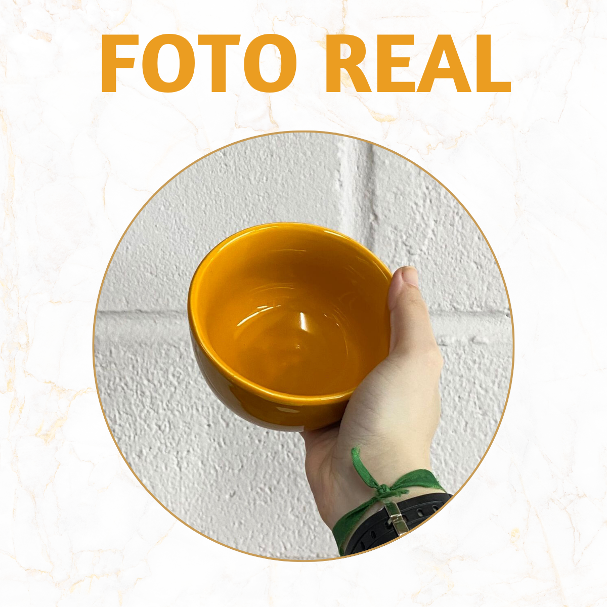 Tigela Japonesa Laranja 300ml