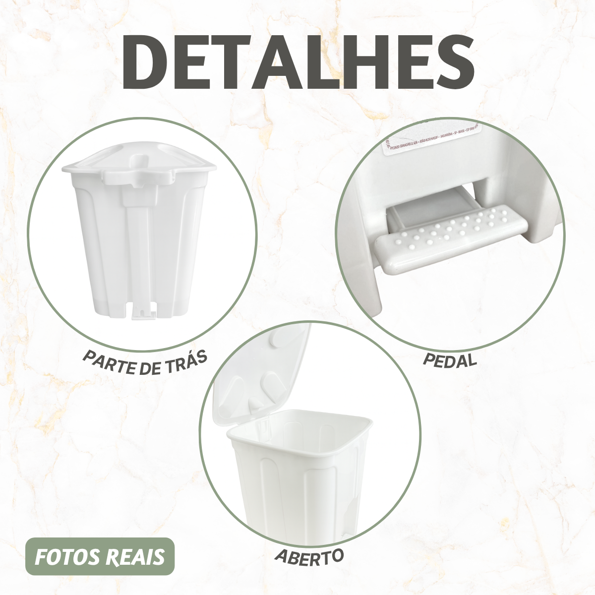 Lixeira Com Pedal 15 Litros