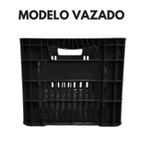 Caixa Hortifruti Vazada 61L em Plástico Resistente Empilhável