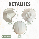 Lixeira Banheiro 30Litros Branco