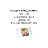 Porta Frios Branco de Plástico - A Gourmet