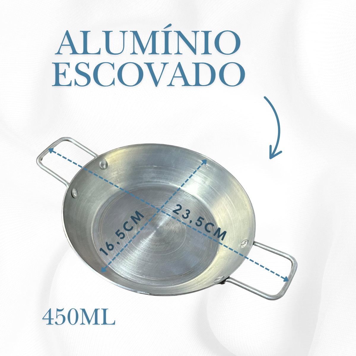 Tábua De Madeira Com Frigideira Pergaminho 16cm Porção - A Gourmet