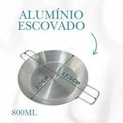 Panelinha Frigideira 20cm Com Tabua De Madeira - A Gourmet