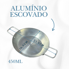 Tábua De Madeira Com Frigideira Pergaminho 16cm Porção - A Gourmet