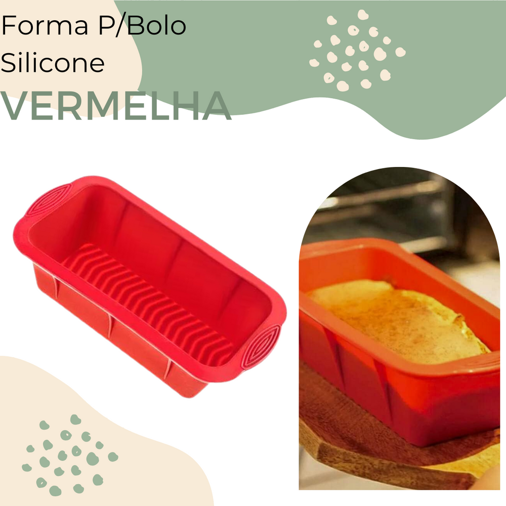 Forma de Silicone Para Pão 24,5cm unyhome