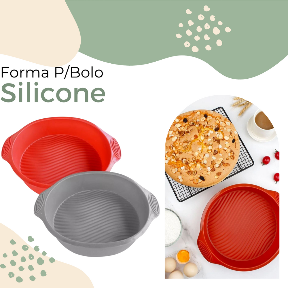 Forma Assadeira de Bolo em Silicone - A Gourmet