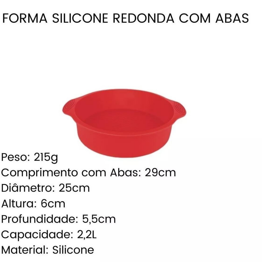 Forma Assadeira de Bolo em Silicone - A Gourmet