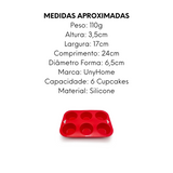 Forma Para Cupcakes de Silicone - A Gourmet
