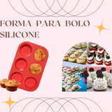 Forma Para Cupcakes de Silicone