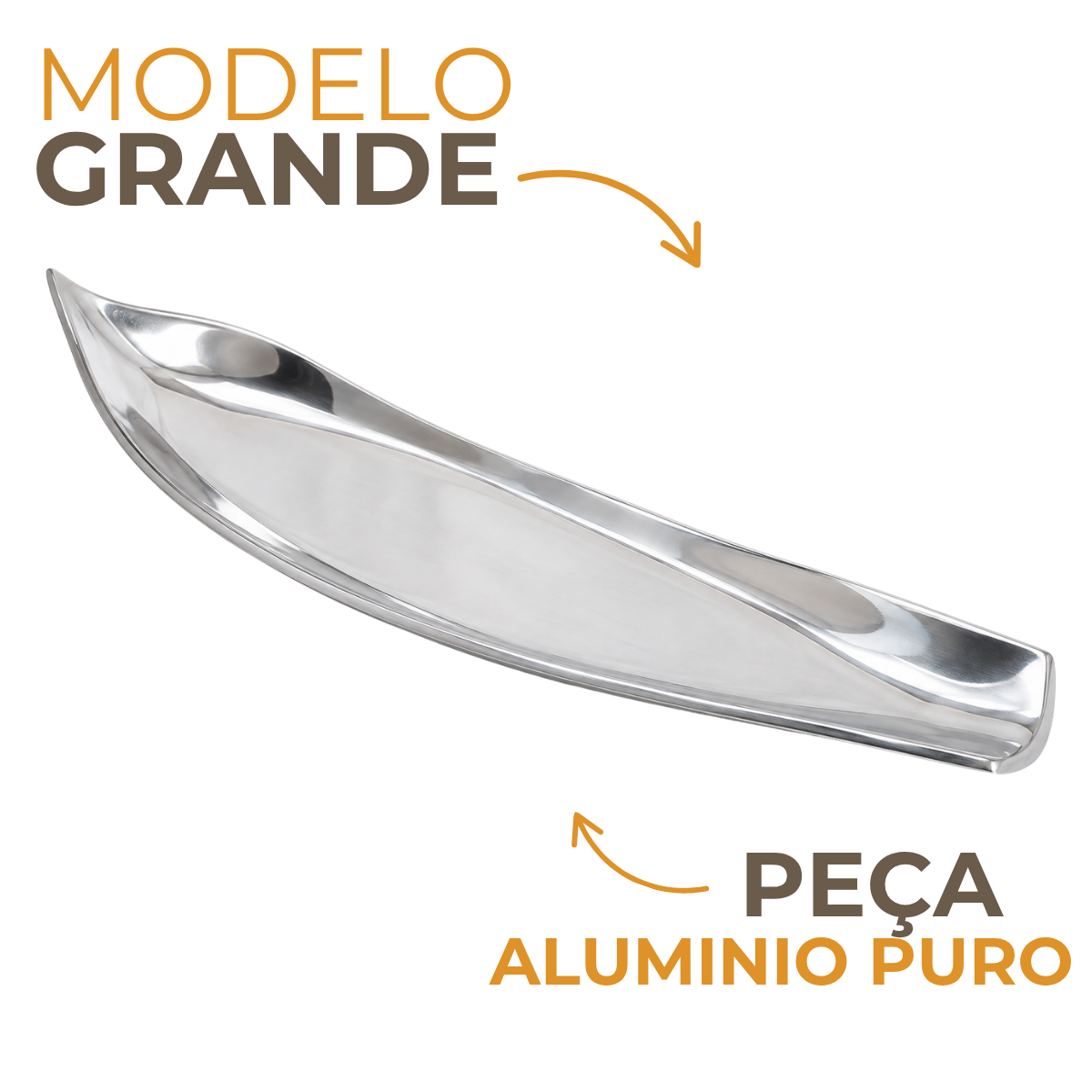 Travessa Finzetto em Alumínio Fundido para Buffet 79cm