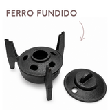 Rechaud Caçarola N3 Barro Capixaba Fogareiro Ferro Fundido