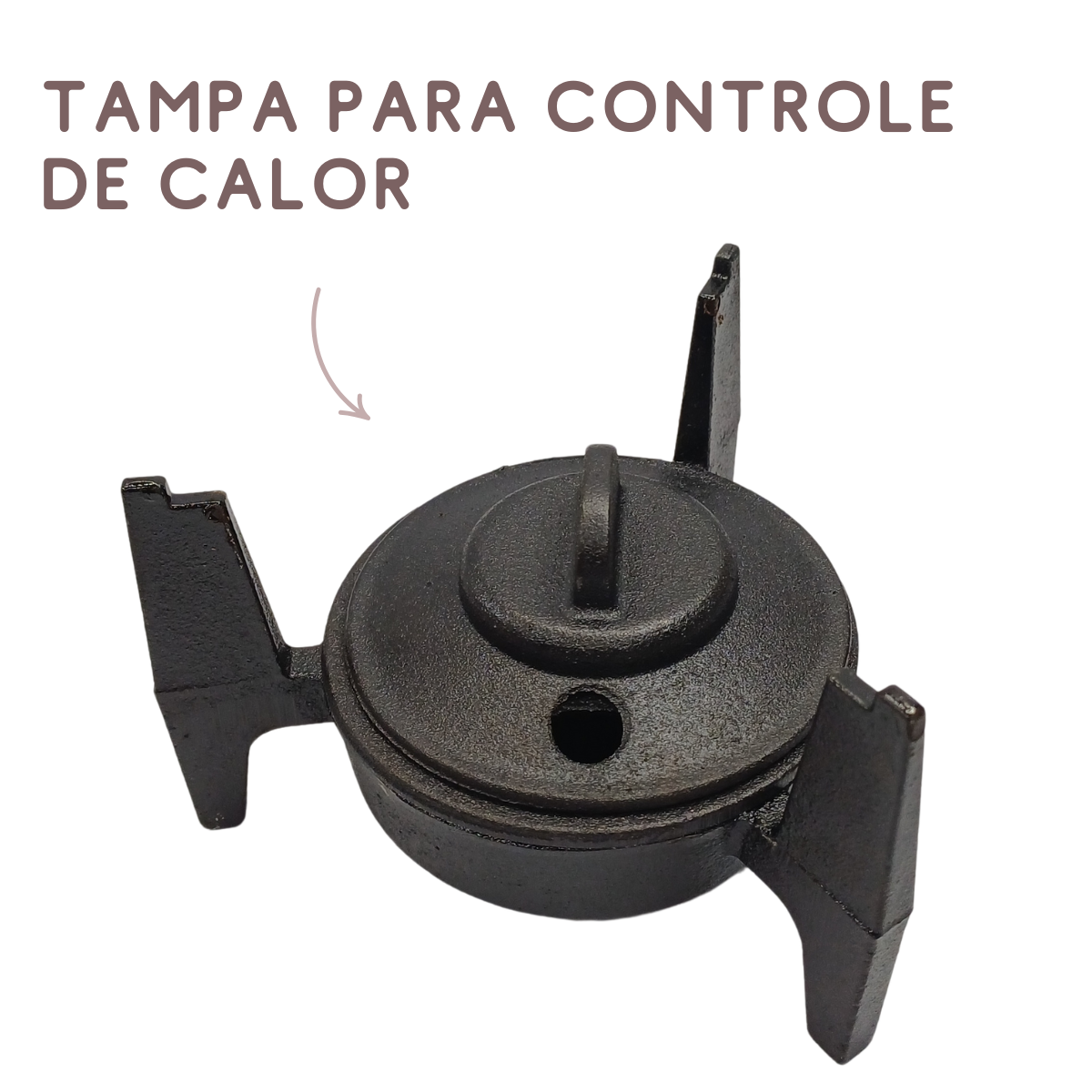 Rechaud Panela Frigideira Wok Fogareiro De Ferro Fundido