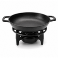 Rechaud Panela Frigideira Wok Fogareiro De Ferro Fundido