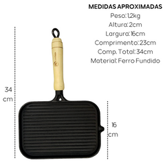 Bifeteira Grelhada Cabo Madeira