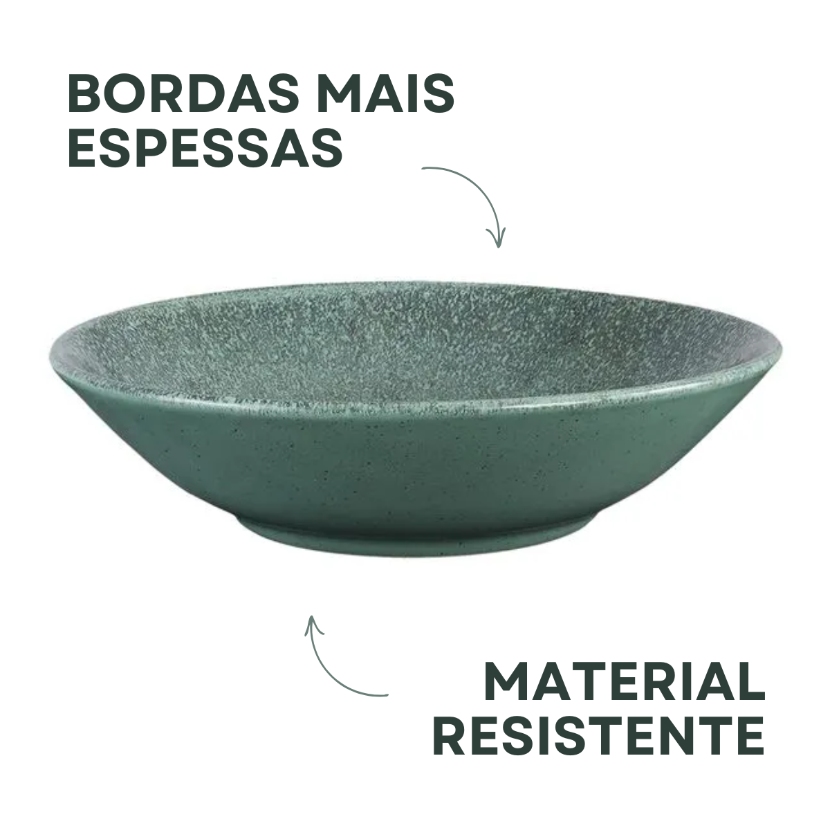 Prato Cerâmica Fundo Lira