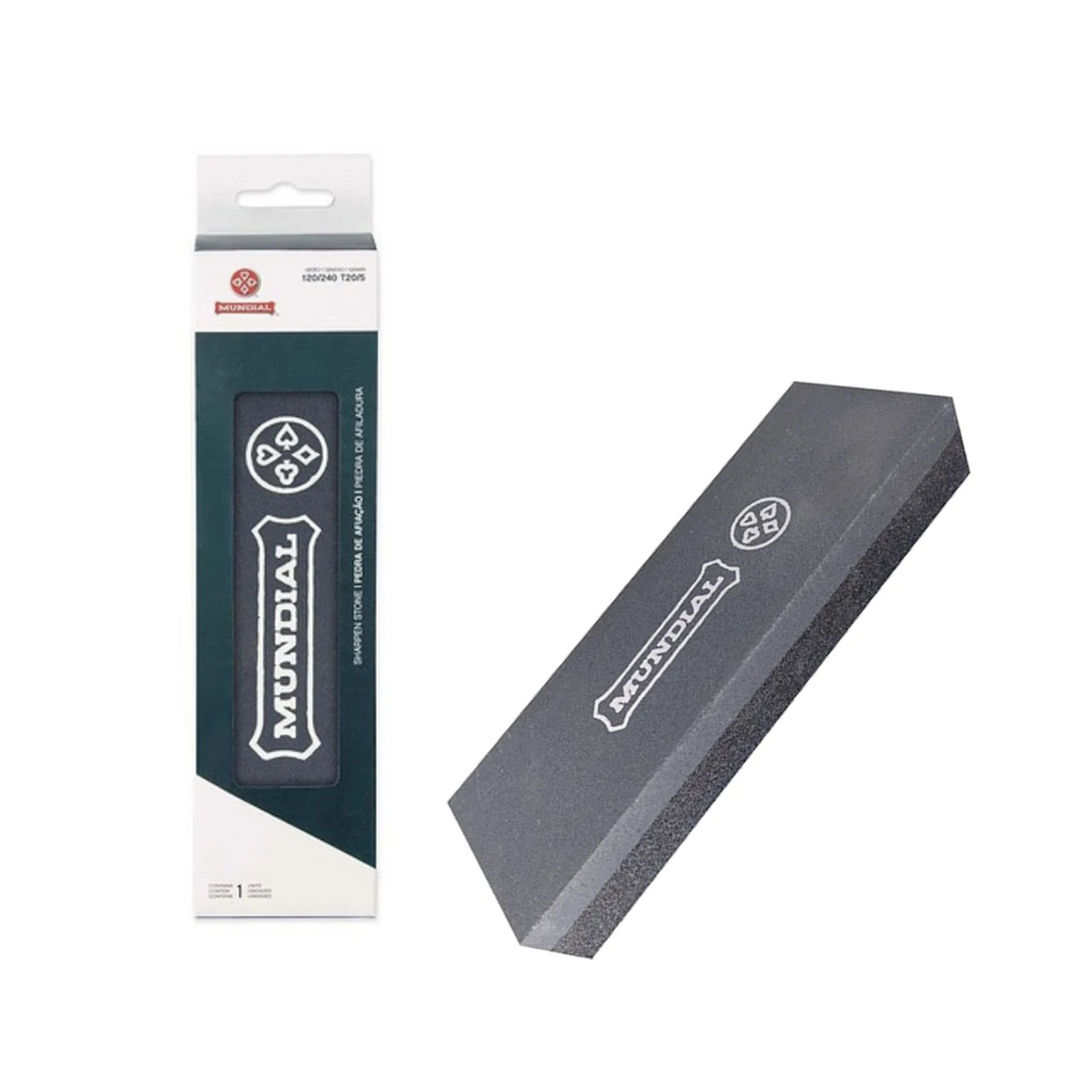 Pedra Dupla Face 15cm Mundial Hercules