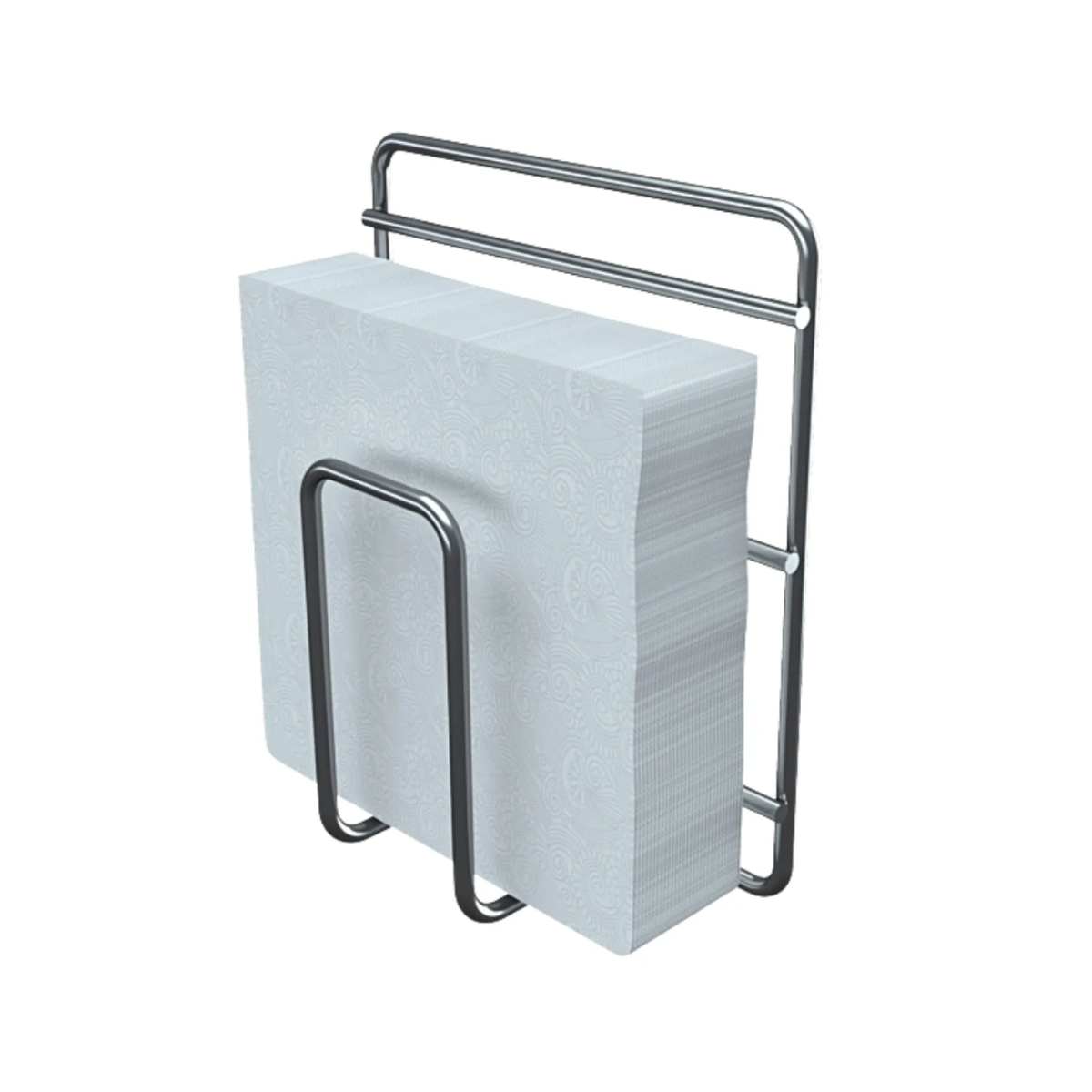 Porta Guardanapo Aramado Aço Cromado A Gourmet
