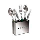 Porta Talher em Aço Inox 13 cm A Gourmet