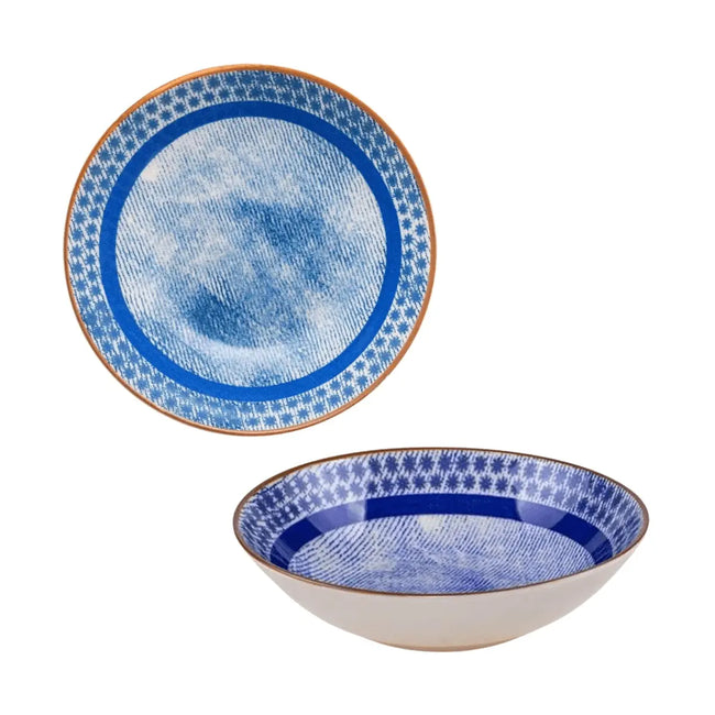 Prato Fundo Jeans Cerâmica Oxford Hover Image