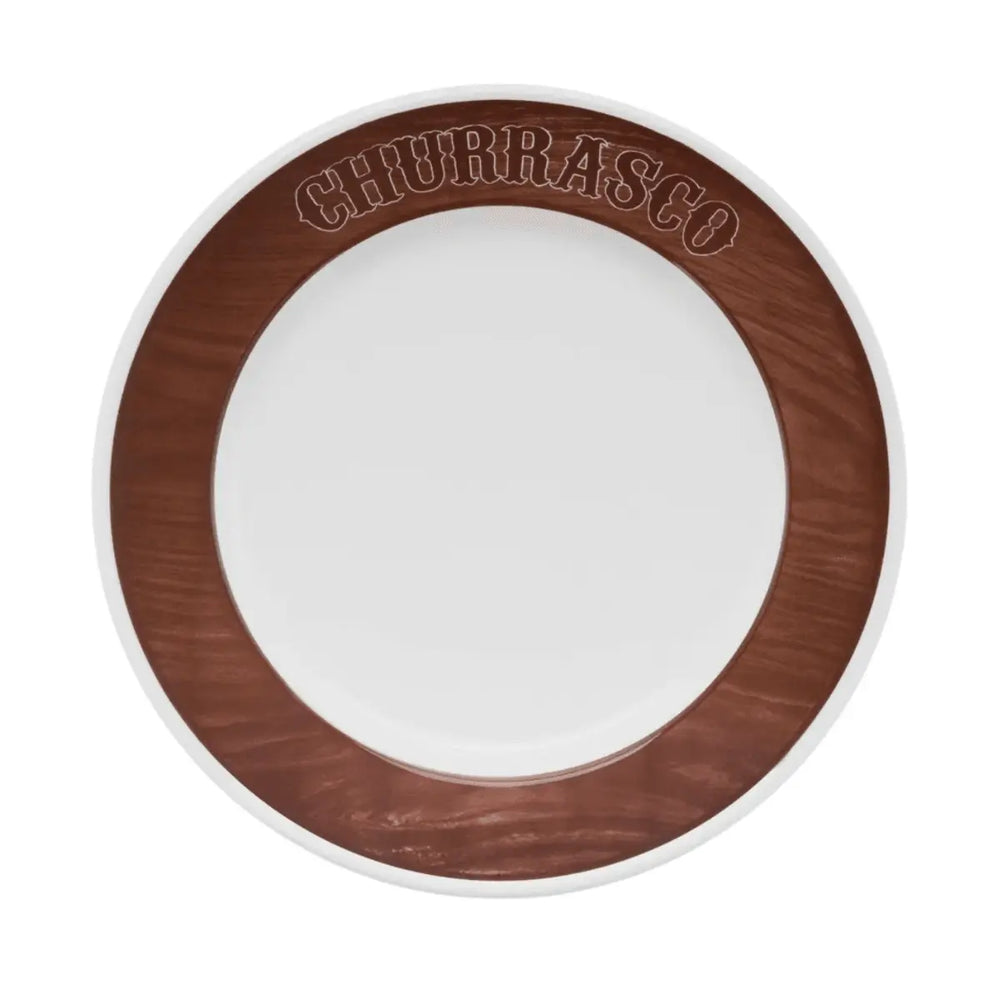 Prato Raso Churrasco Oxford Porcelana Oxford