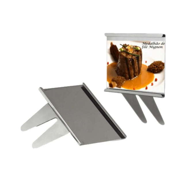 Identificador de Alimentos em Aço Inox com 8 cm. Alissan Hover Image