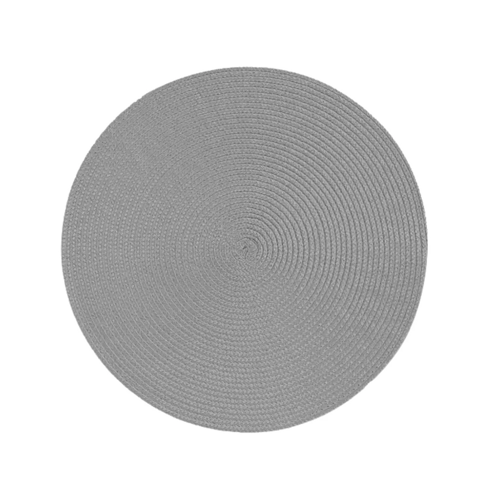 Jogo Americano Redondo Grafite GZT