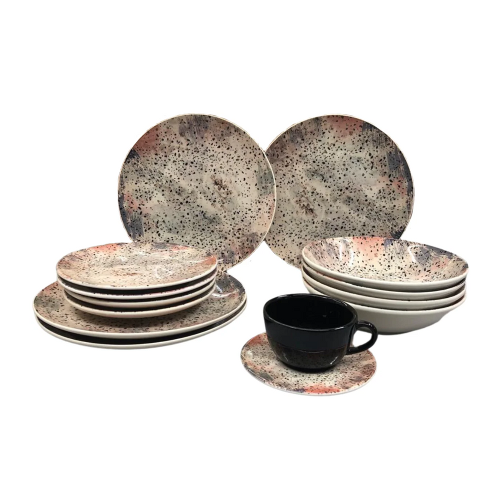 Jogo de Mesa Unni Terrazzo 16 Peças Oxford Oxford