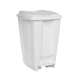 Lixeira com Pedal 20L Branca ou Cinza Jaguar