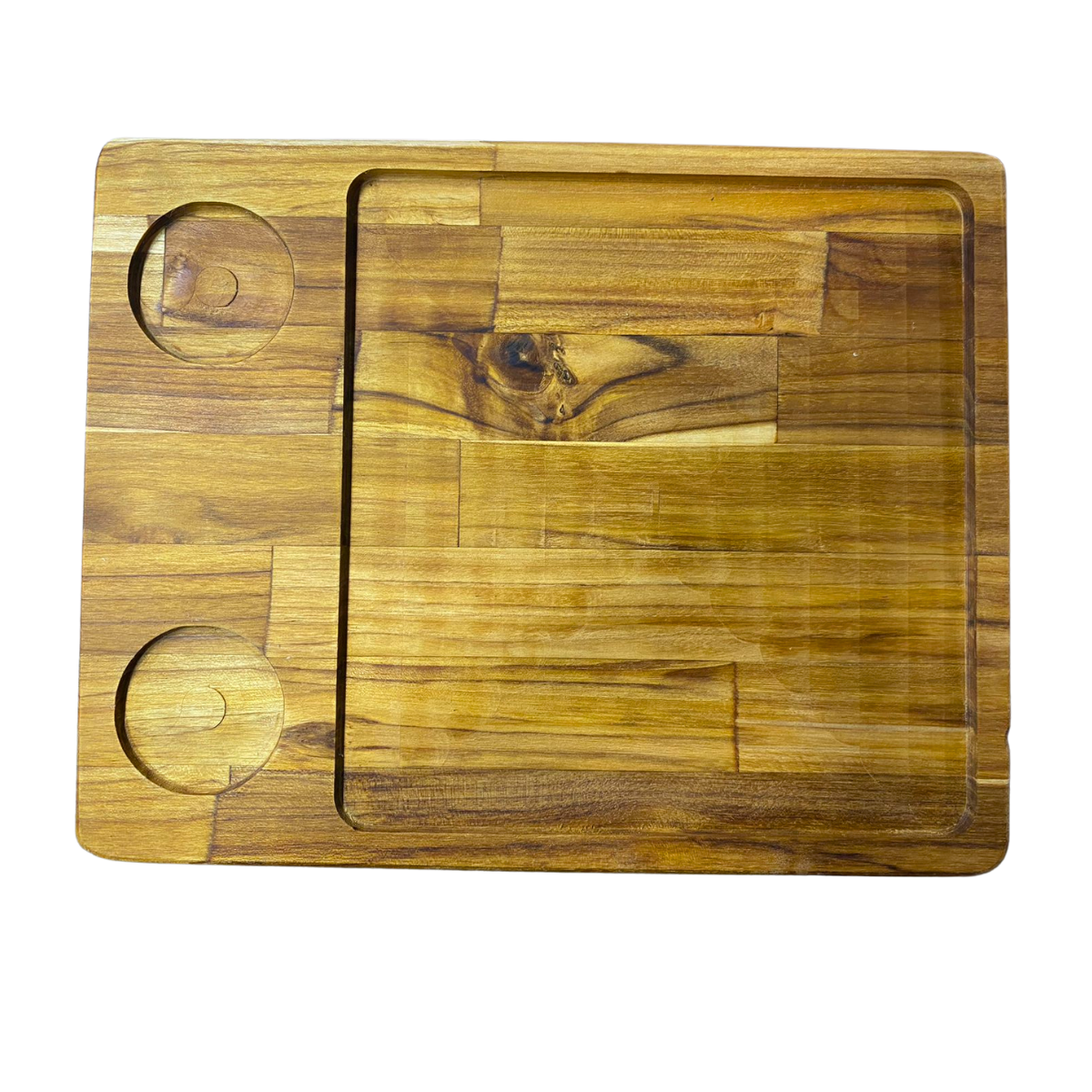 Tabua Quadrada de Madeira Teca 37cm A Gourmet