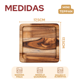 Tabua Madeira Quadrada Petisqueira